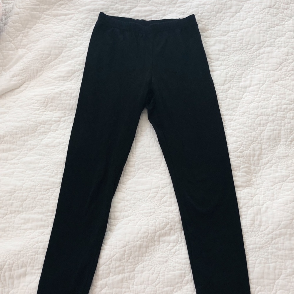Black Cotton Target Leggings